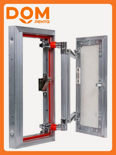 Изображение товара Люк ревизионный Практика евроформат-р, алюминиевый, магнитный замок, серый