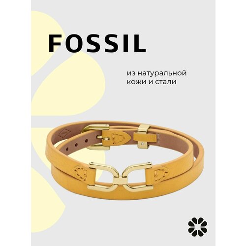 фото Браслет fossil, желтый