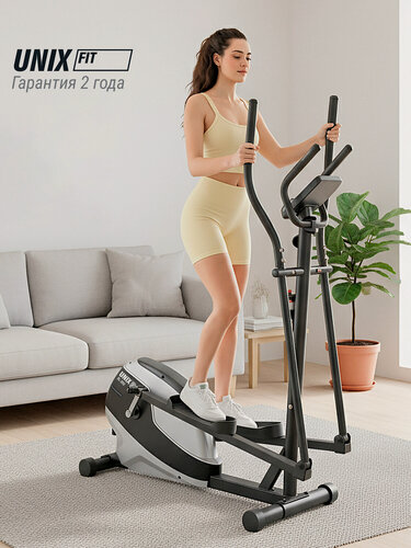 Изображение товара Эллиптический тренажер UNIX Fit SL-350 магнитный, кардиотренажер, маховик 16 кг, 8 уровней нагрузки, для дома