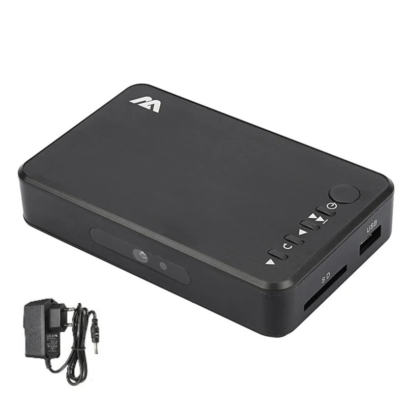 ABUO Мультимедийный плеер 2 ТБ, черный, EU Plug