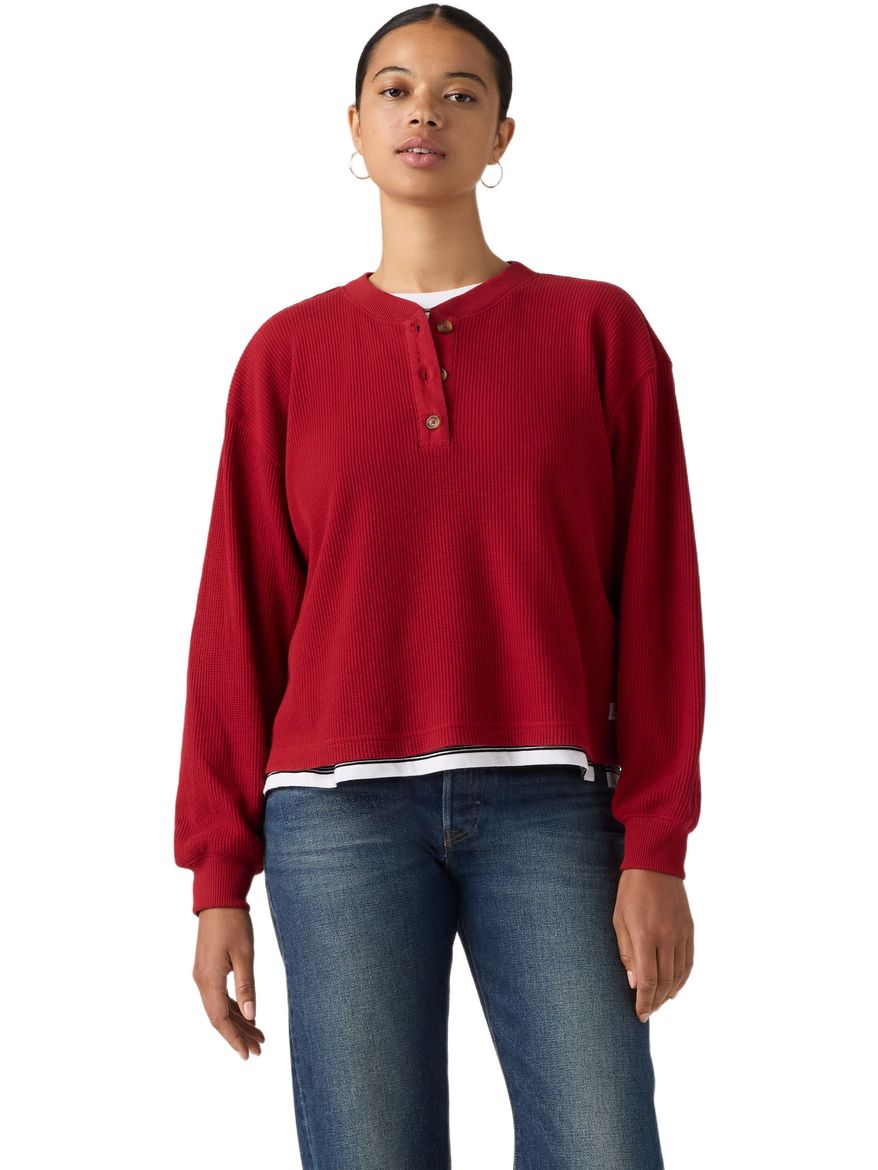 Лонгслив Levi's Women Dry Goods Relaxed Long-sleeve Henley