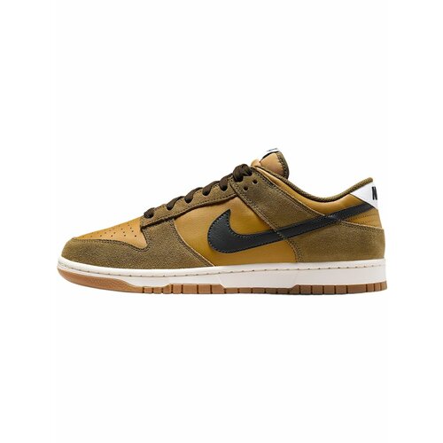 фото Кеды nike dunk low retro se, полнота f (eu)/ на среднюю стопу, размер 10, коричневый
