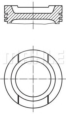 Поршень AUDI A3 (8L1) 1.6 1996/09-2003/05