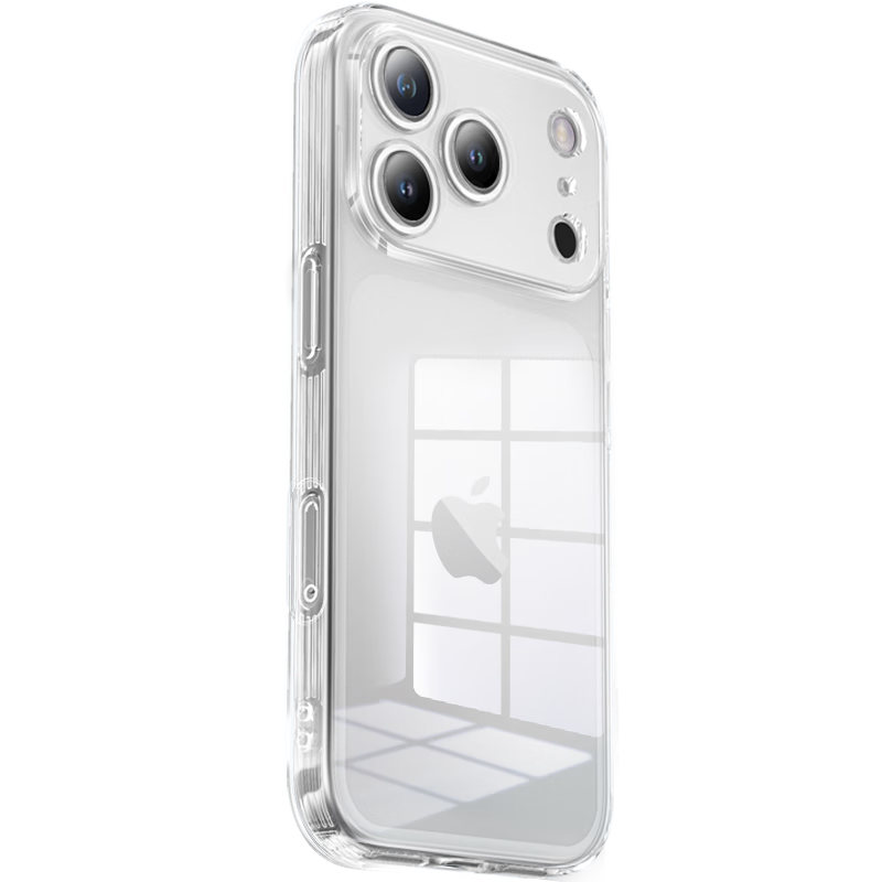 Pisen iPhone 17 Pro защитный чехол с воздушной подушкой для полного покрытия, ударопрочный прозрачный антижелтинговый