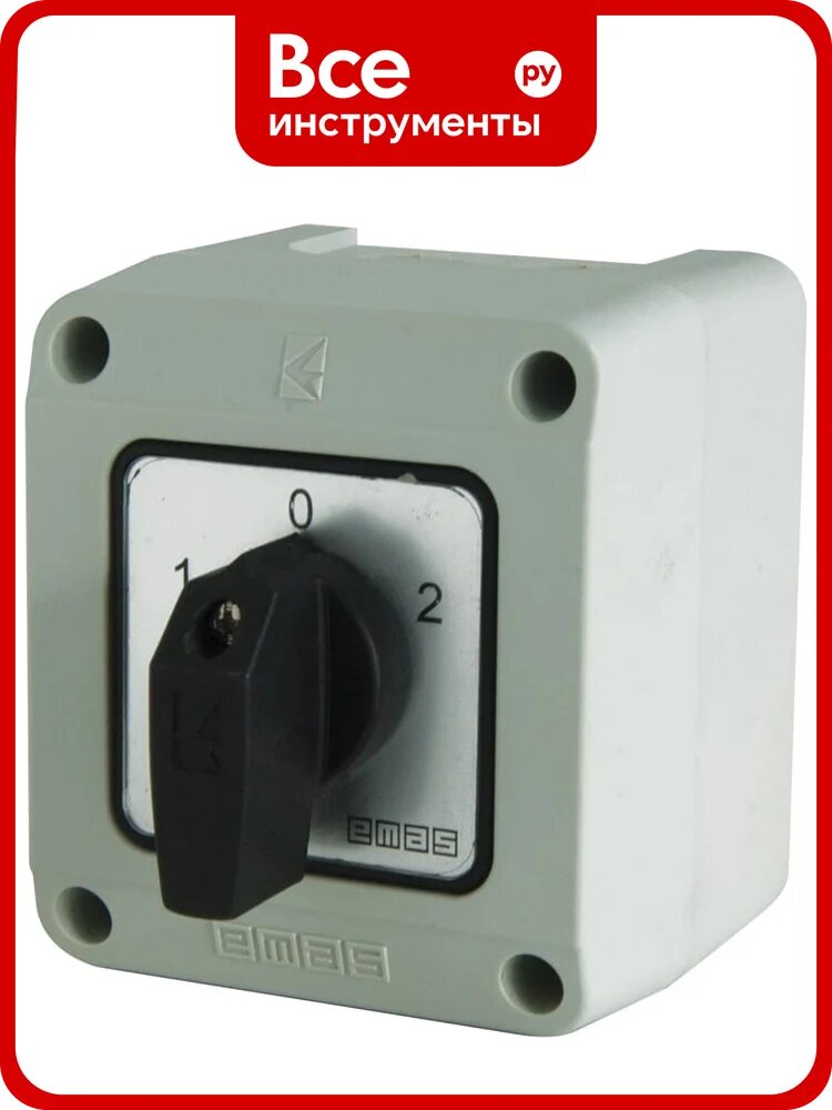 Корпус для переключателя Emas серии PSA (10-25A), пластик, IP54 PSK12