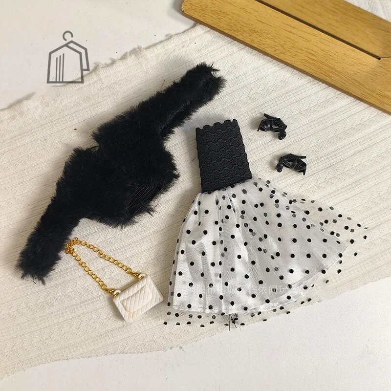 Комплект зимней одежды для куклы 30 см FR Babi Xianxian Supermodel 4Pcs-Set