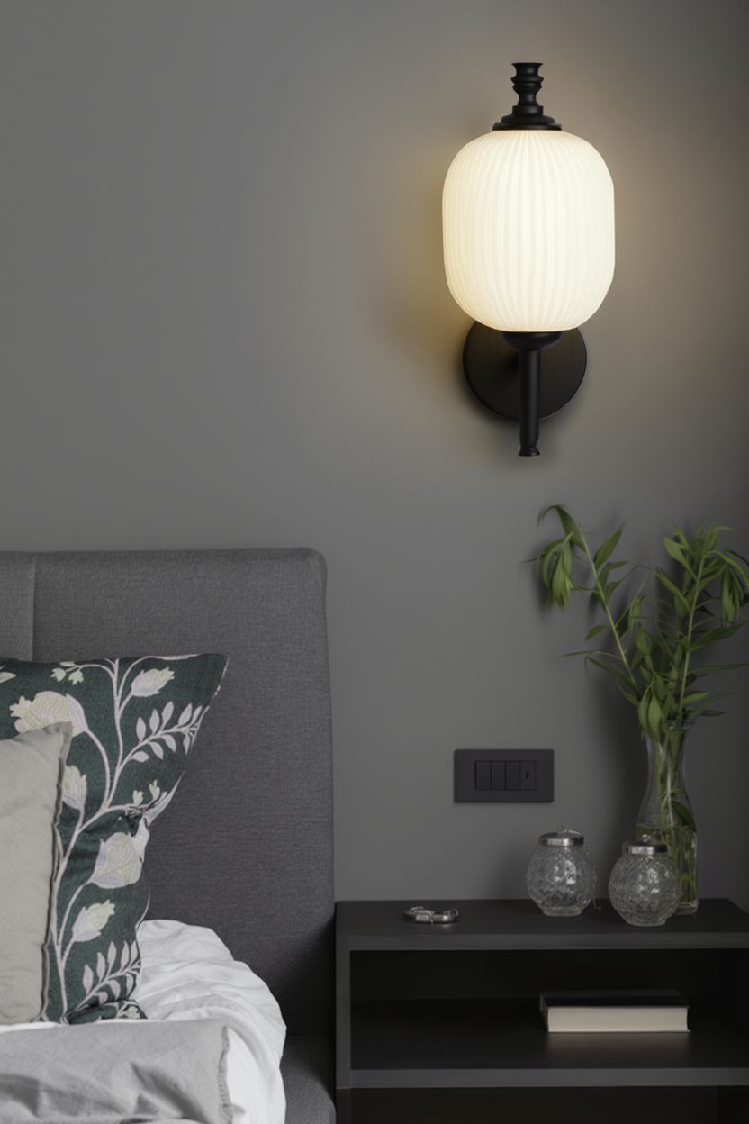 Linvel Светильник настенный/Бра MS 1211/1 Диас 20W Чёрный 3000/4500/6500К AC220-230V 1050Lm 320х180х140