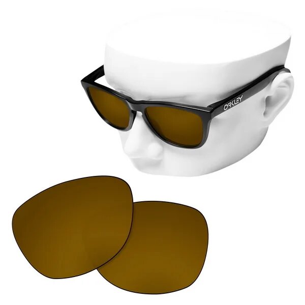 Линзы OOWLIT Peach Gold для Oakley Frogskins LX OO2043