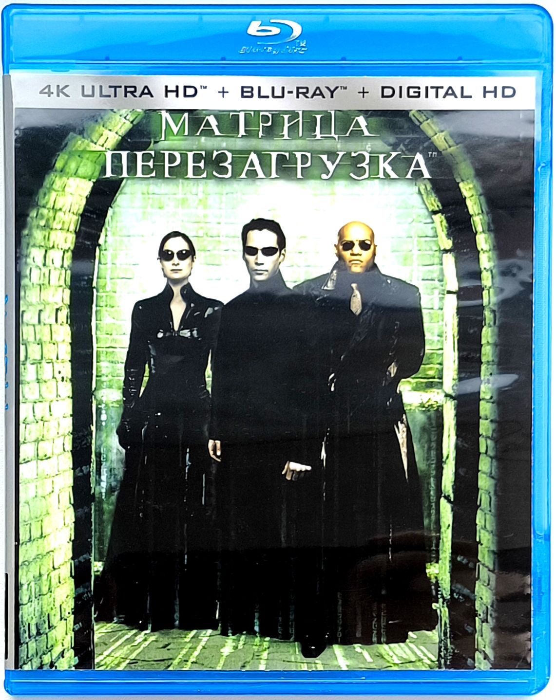 4K Ultra HD Blu-ray. Матрица: Перезагрузка. Фильм 2003 года. Боевик, приключения, фантастика, триллер.