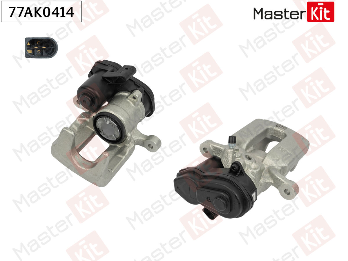 Суппорт тормозной зад. лев. audi q3 (8ub, 8ug)/vw sharan (7n1, 7n2) 2010 - (MASTERKIT 77AK0414)