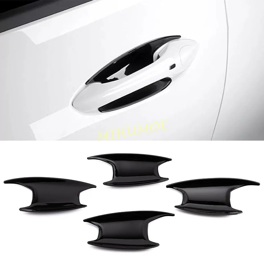 Для Chevrolet Chevy Trax 2024 2025 внешняя дверная ручка автомобиля, чаша, крышка, Glossy Black