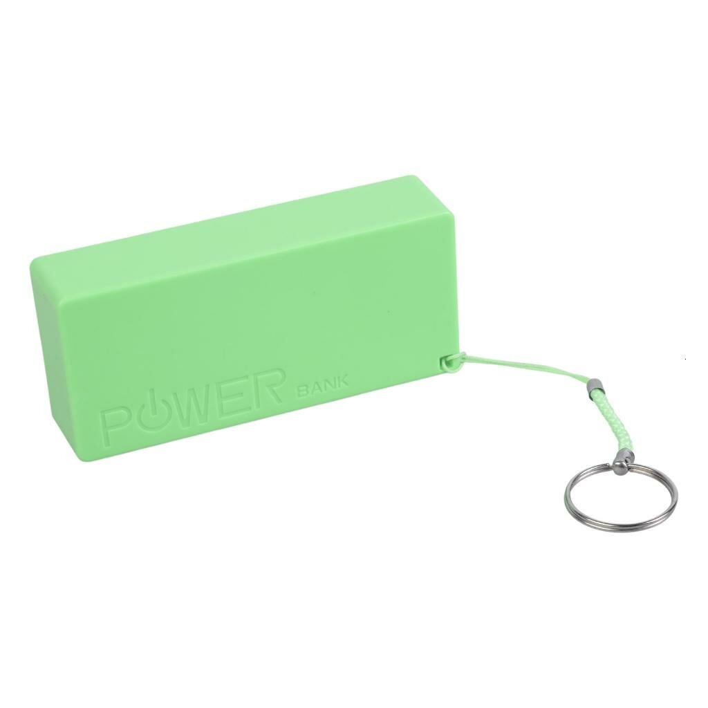 Зарядное устройство для 2x18650 с USB-выходом, Зеленый