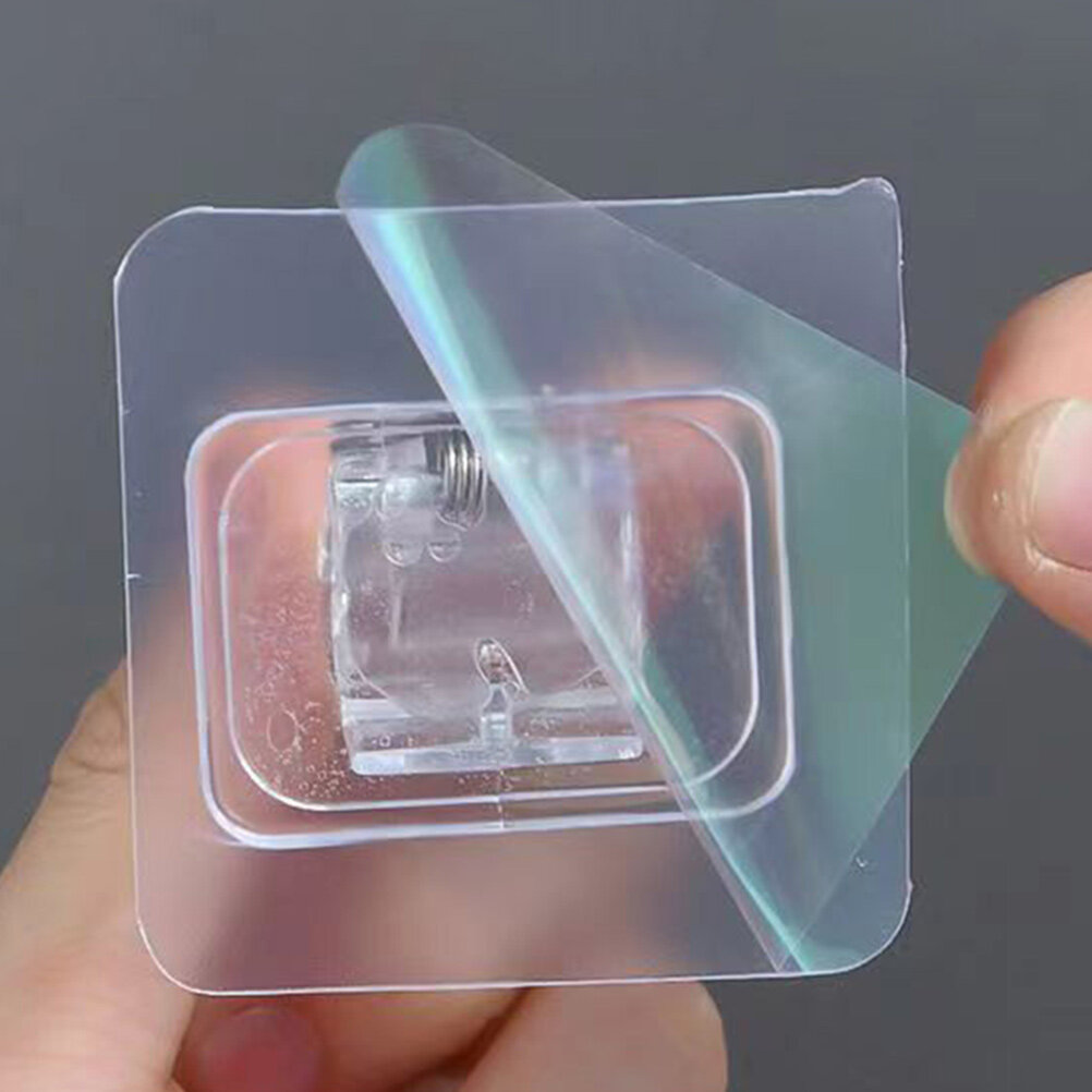 Держатели Для Штор 6 Пcs На Стену Без Гвоздей Прочный Материал 6X6Cm
