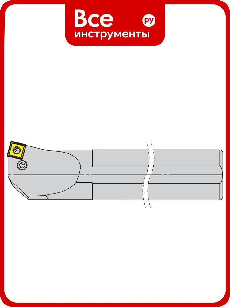 Токарная державка внутренняя S25S PSKNL 12 New Century NC230697
