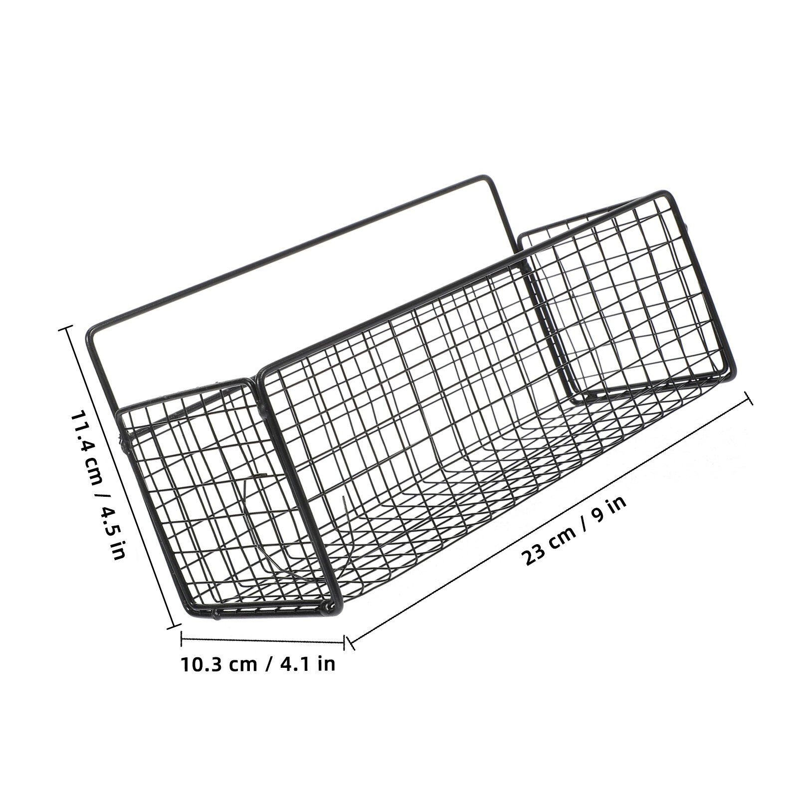Универсальная Полка Для Ванной Комната Чёрного Цвета 23.00X12.00X10.30Cm