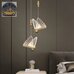 Люстра Butterfly, LED, 8 Вт, 2 лампы, 130x140x130 мм, цвет прозрачный/медь
