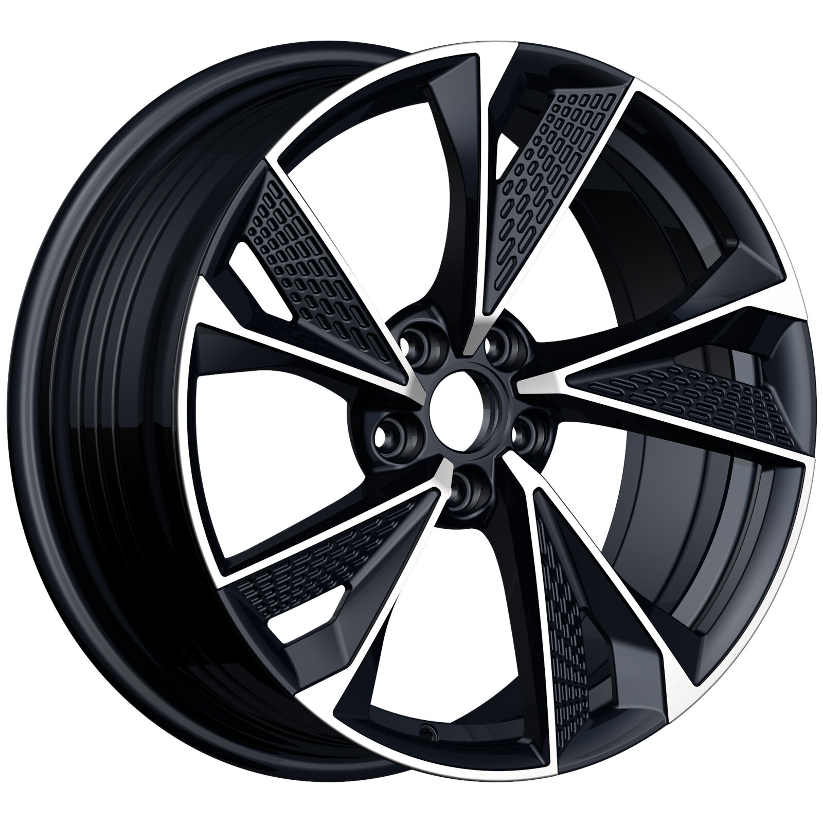 Литой колесный диск INCH ULF-R39P 8x18/5x114,3 ET38 D73,1 Black Machine Face (ZJH) FlowForming