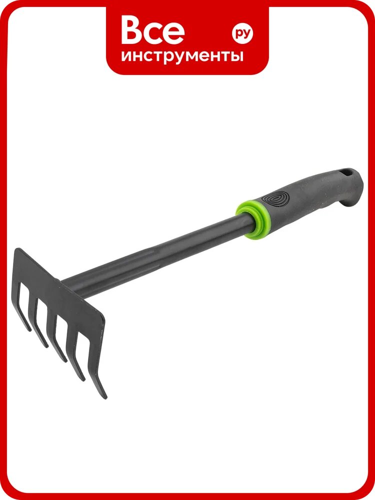 Грабли мини с пластиковой рукояткой WMC TOOLS (5-зуб, L-300мм) WMC-TG2103024-D(50017)