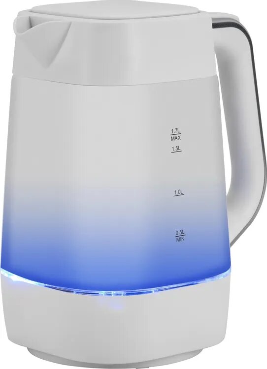 Чайник электрический Vitek VT-WK1058, 1.7л, стекло/пластик