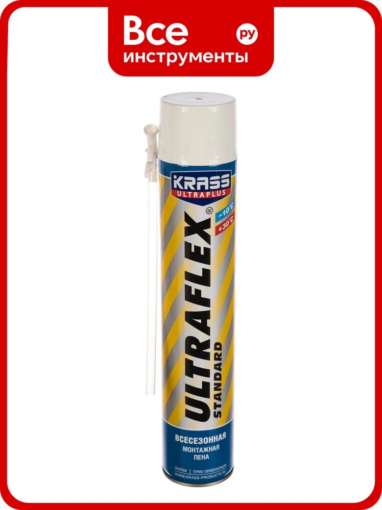 Монтажная пена KRASS ULTRAFLEX Standard всесезонная Лк-00010203