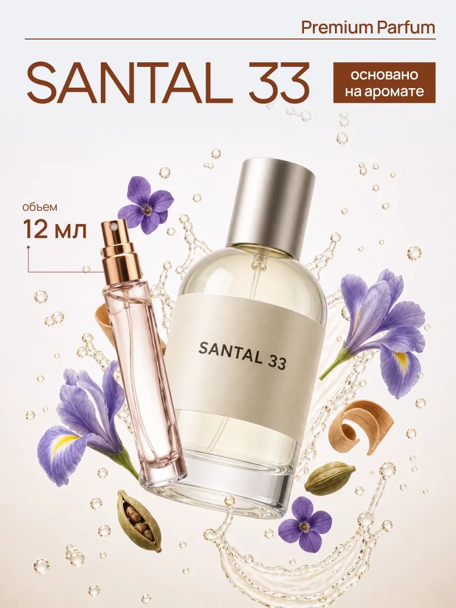 По мотивам Santal 33 сантал 33 духи женские