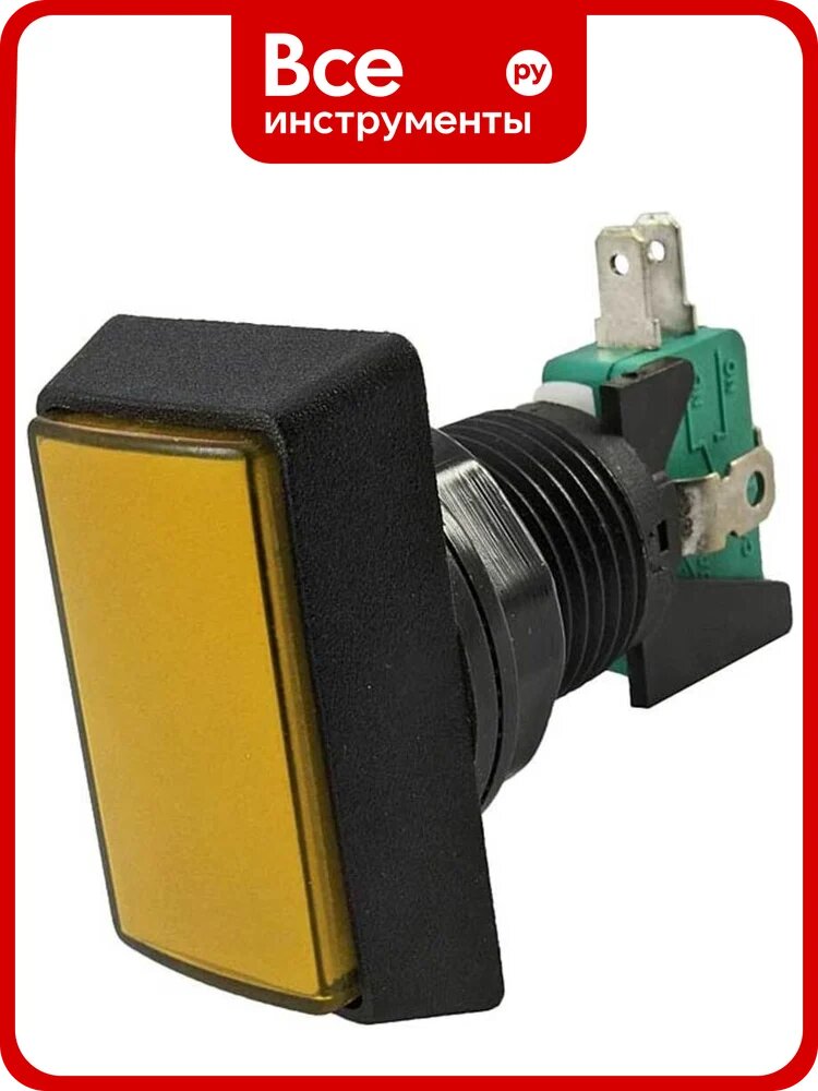 Кнопка RUICHI GMSI-3B-R no(nc)+nc(no) yellow 79593