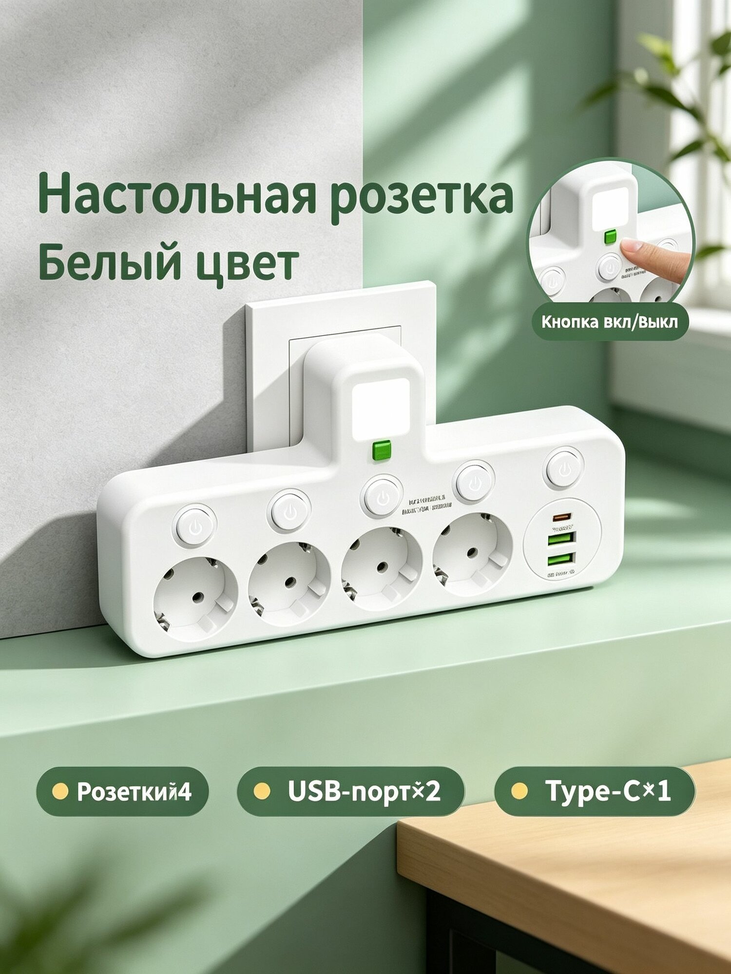 Премиумразъем электрический стационарный