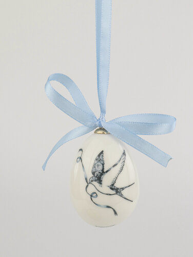 Изображение товара Яйцо пасхальное фарфоровое "Ласточка"