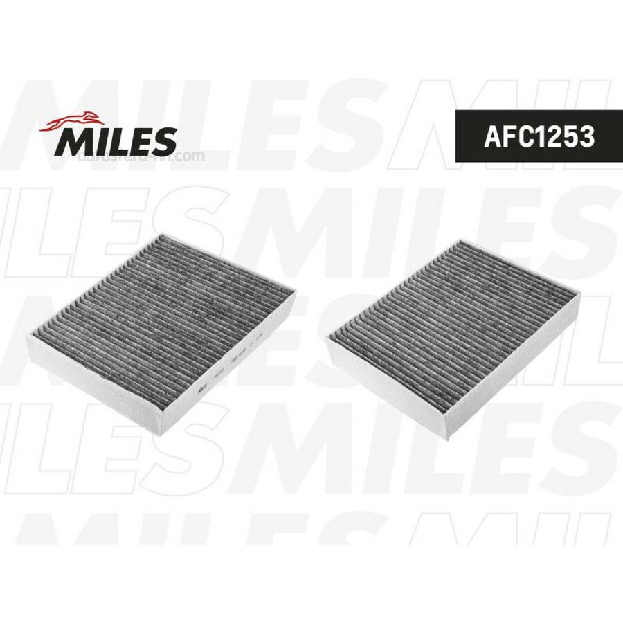 MILES AFC1253 Фильтр салона VW TOUAREG/PORSCHE CAYENNE 10- угольный