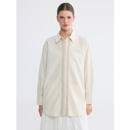 фото Туника lc waikiki, 1 шт., размер 46, light beige