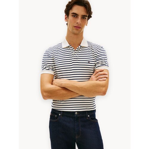 фото Поло tommy hilfiger, размер m, белый/синий