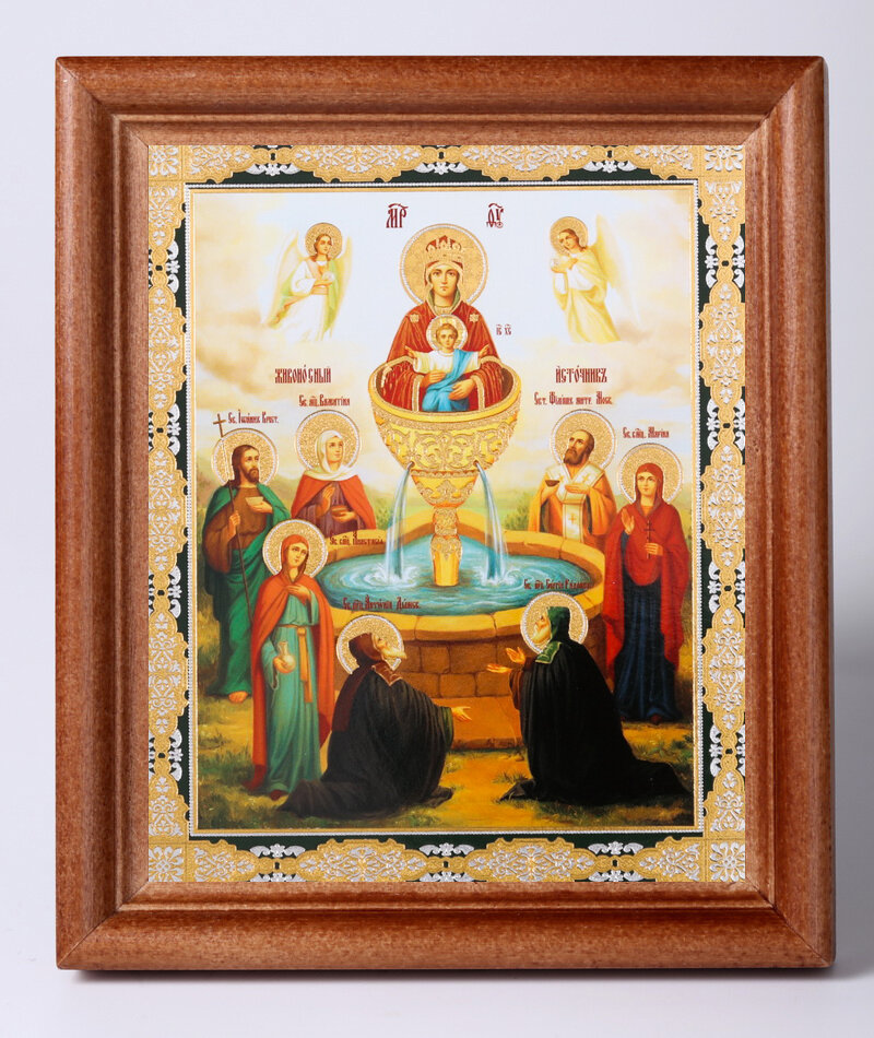 Живоносный источник (икона 11х13 рамка). Софрино