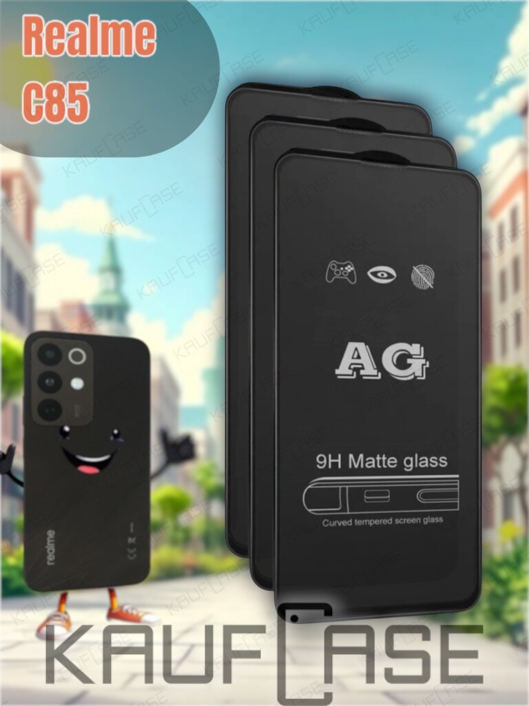 Матовая защита экрана 3 шт realme C85