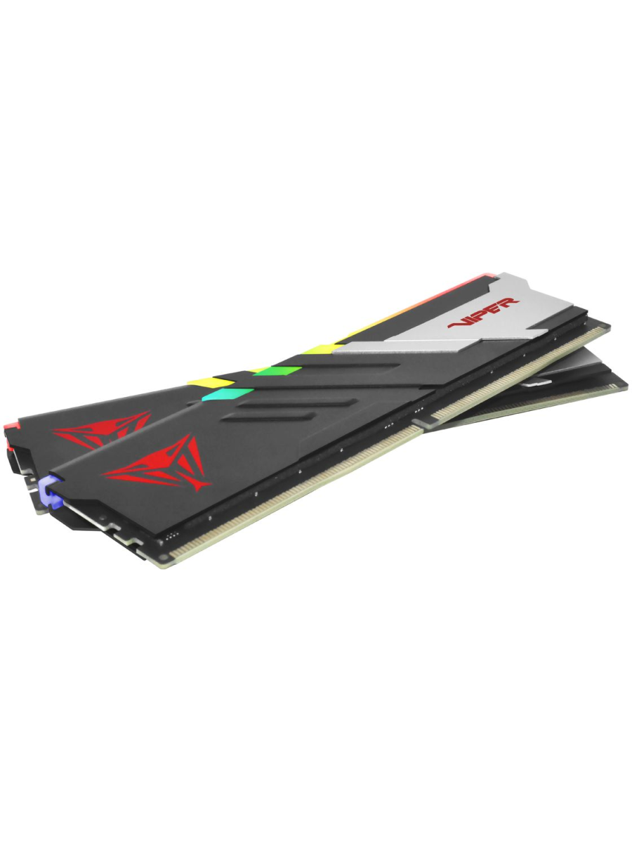 Память DDR5 2x16GB 7200MHz Patriot PVVR532G720C34K Viper Venom RGB RTL Gaming PC5-57600 CL34 DIMM 288-pin 1.45В kit с радиатором RTL — фото 1