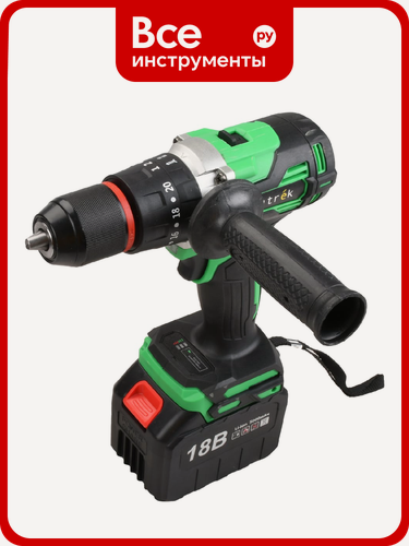 Изображение товара Аккумуляторная ударная дрель-шуруповерт Zitrek Green Impact 18V (18В, Li-ion 2x5.0Ач) 063-4046, 18 В, Компактный