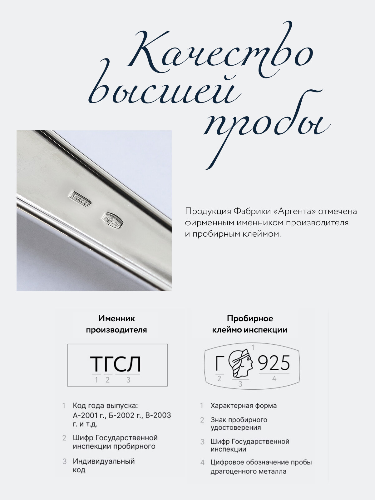 Серебряная вилка десертная АргентА "Фаворит" 925 пробы в подарочном футляре — фото 1