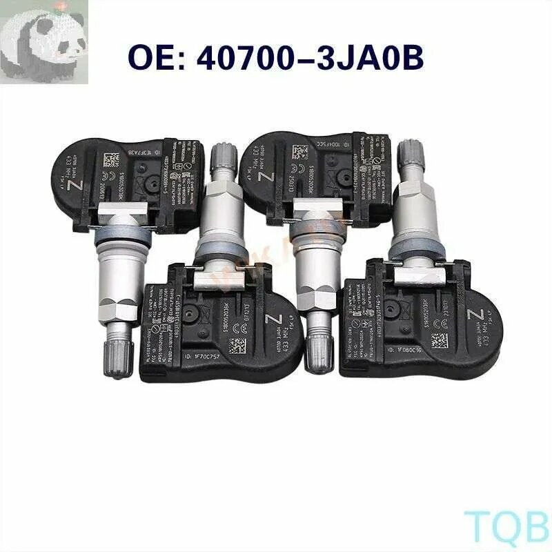 Датчики давления в шинах 40700-3JA0B TPMS для Infiniti Q50 Q60 QX50 QX56 QX60 Nissan Murano Pathfinder 407003JA0B TPMS 433МГц
