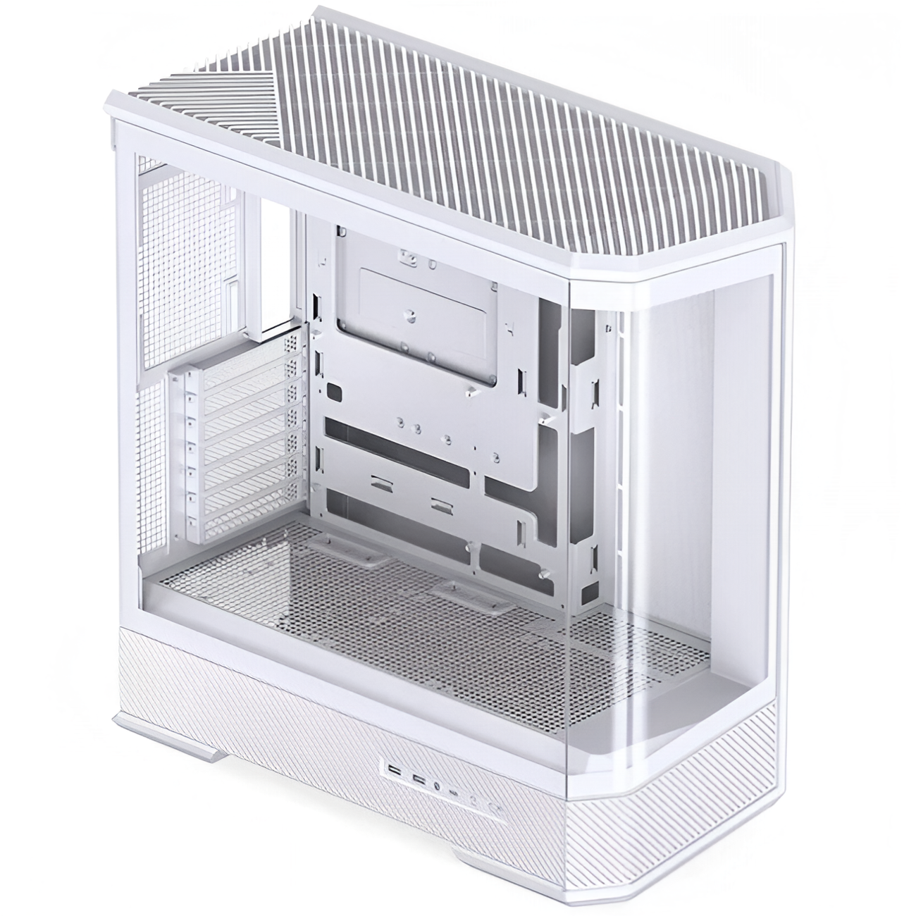 Корпус Midi-Tower JONSBO D400 TG, без Б. П, ATX, белый (D400 White)