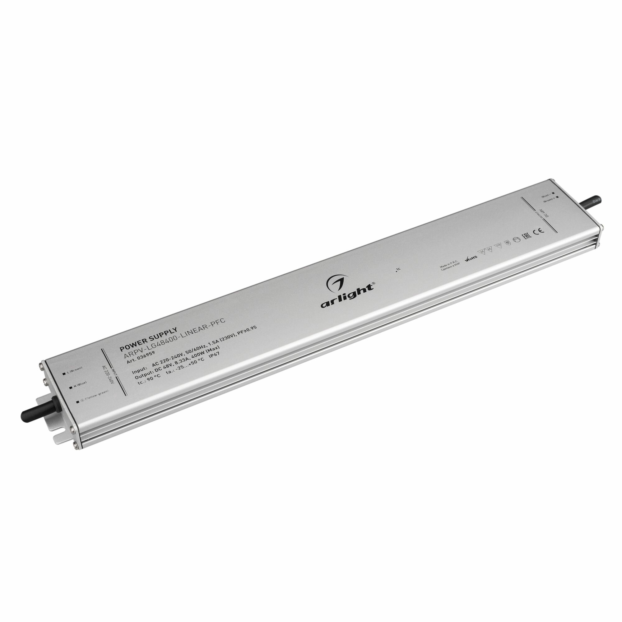 Блок питания для светодиодной ленты Arlight ARPV-LG48400-LINEAR-PFC