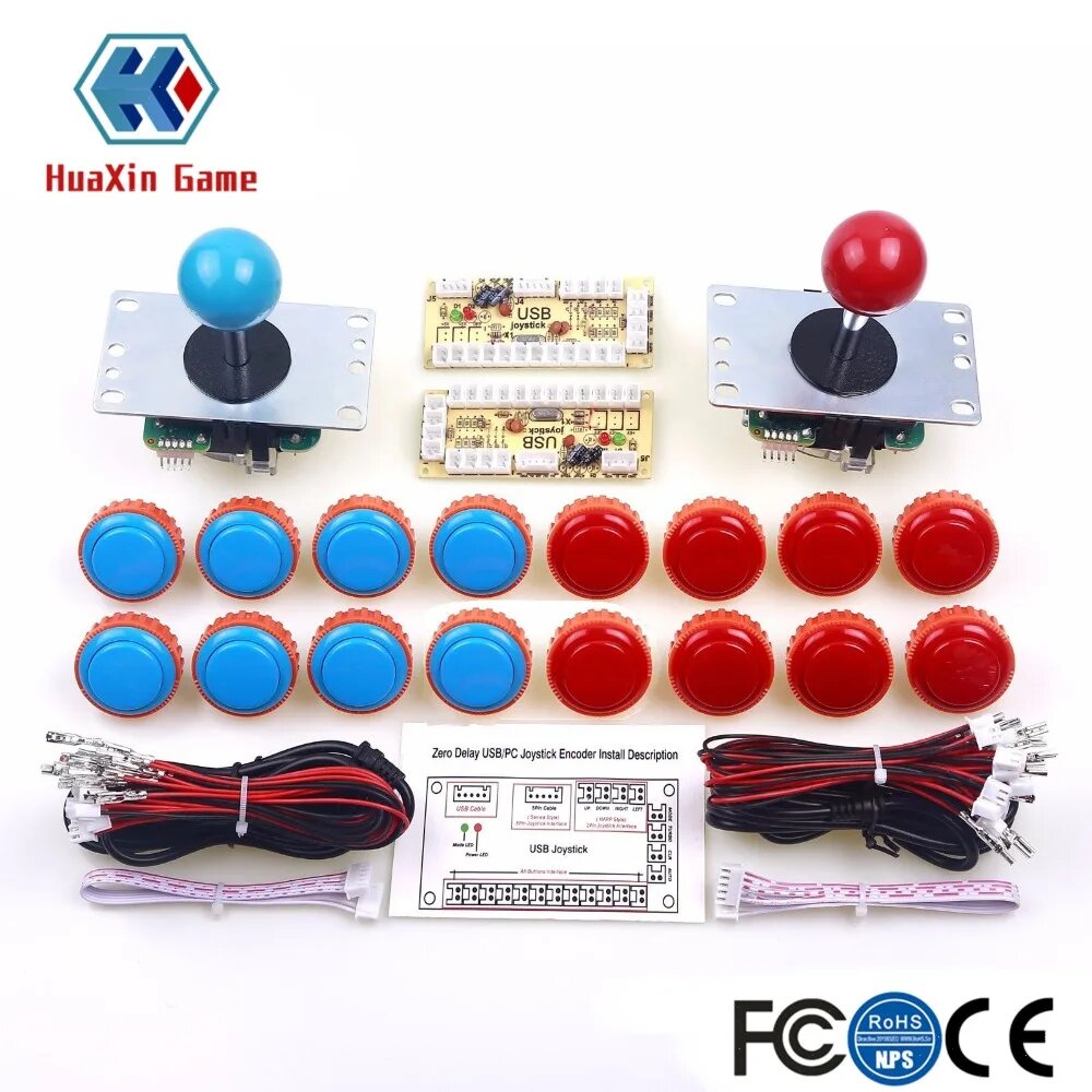 Sanwa JLF TP 8YT Джойстик для игр green and orange