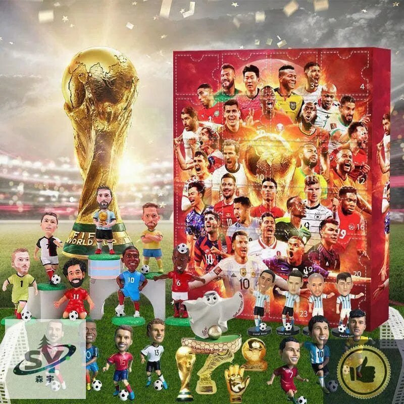 Адвент-календарь Чемпионата мира по футболу 2026 года, используемый в качестве рождественского подарка(Чемпионат мира по футболу 2026 года)