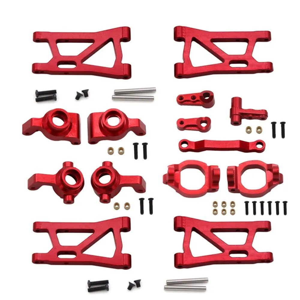U6Для 1/16 SMAX 1621 1625 передние и задние рулевые чашки, поворотные рычаги, группы, сиденья C другие детали обновления, красные