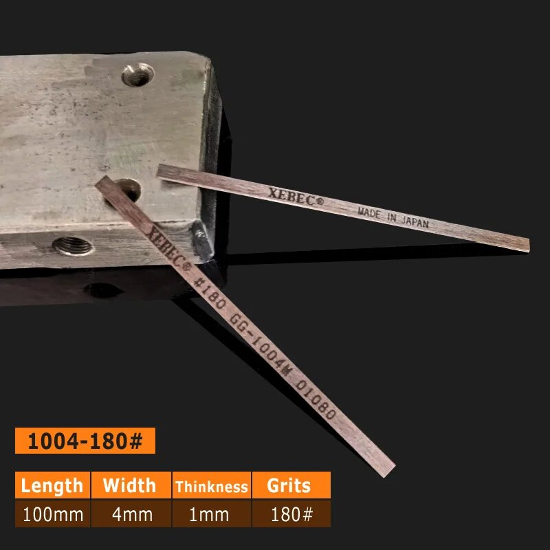 XEBEC 1004M Керамические фибровые камни для полировки и шлифовки 1*4*100 мм 1pcs Pack, 180 Grit