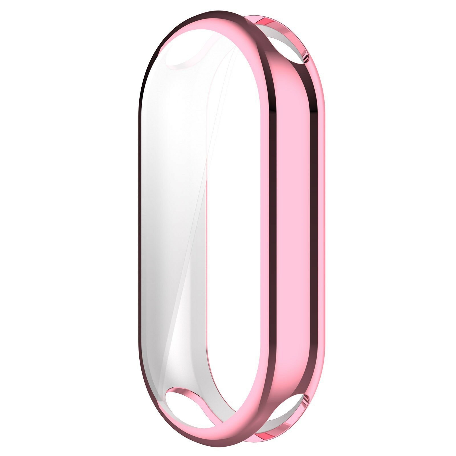 Розовый чехол с электрохромированным покрытием для Xiaomi Band 8 Pro, мягкий ТПУ