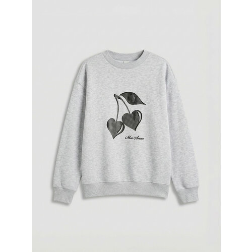 фото Свитшот lc waikiki, размер 10-11 лет, grey melange