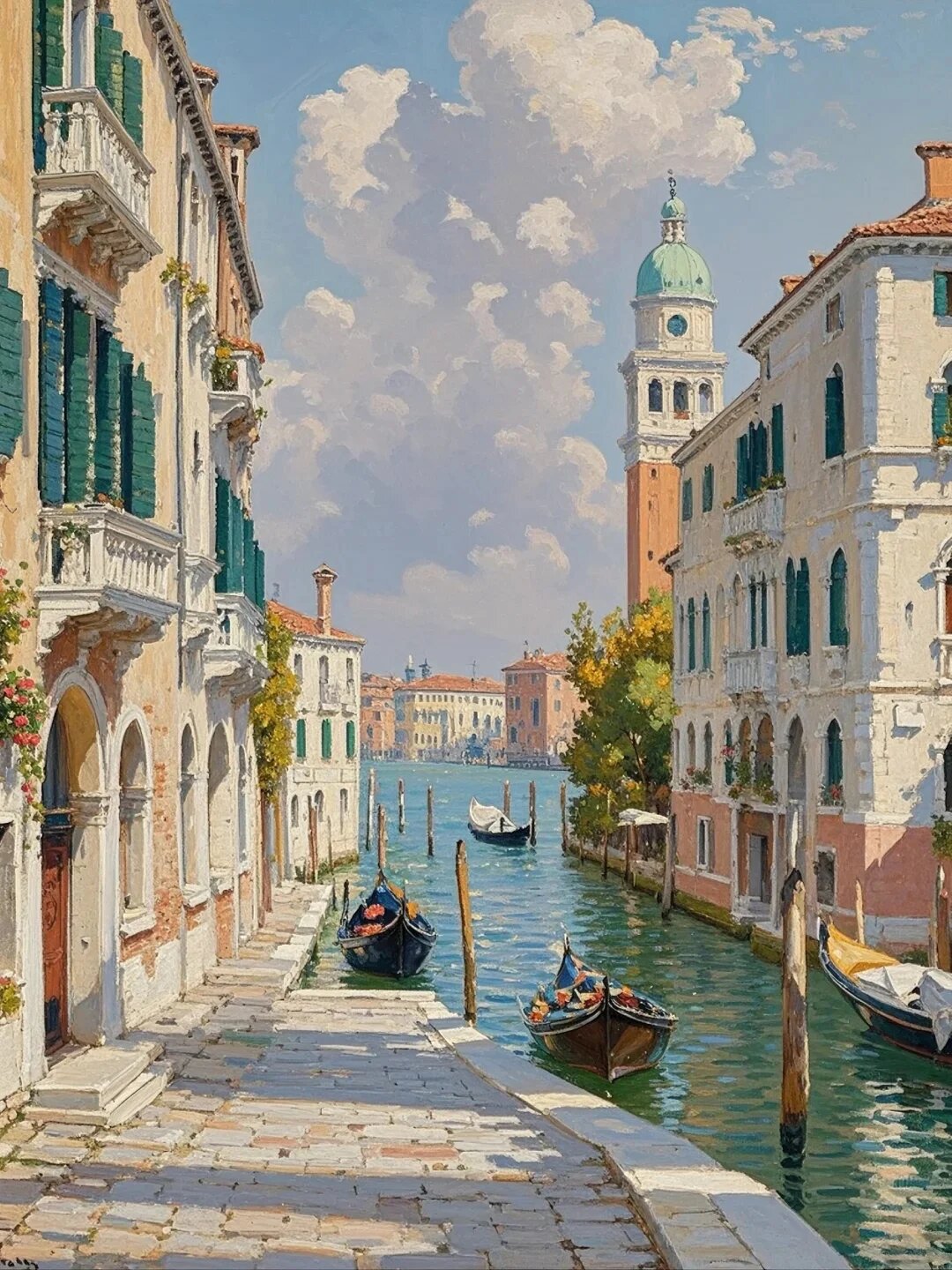 Алмазная вышивка MomoArt Венеция Full Square 40X50cm, 3450