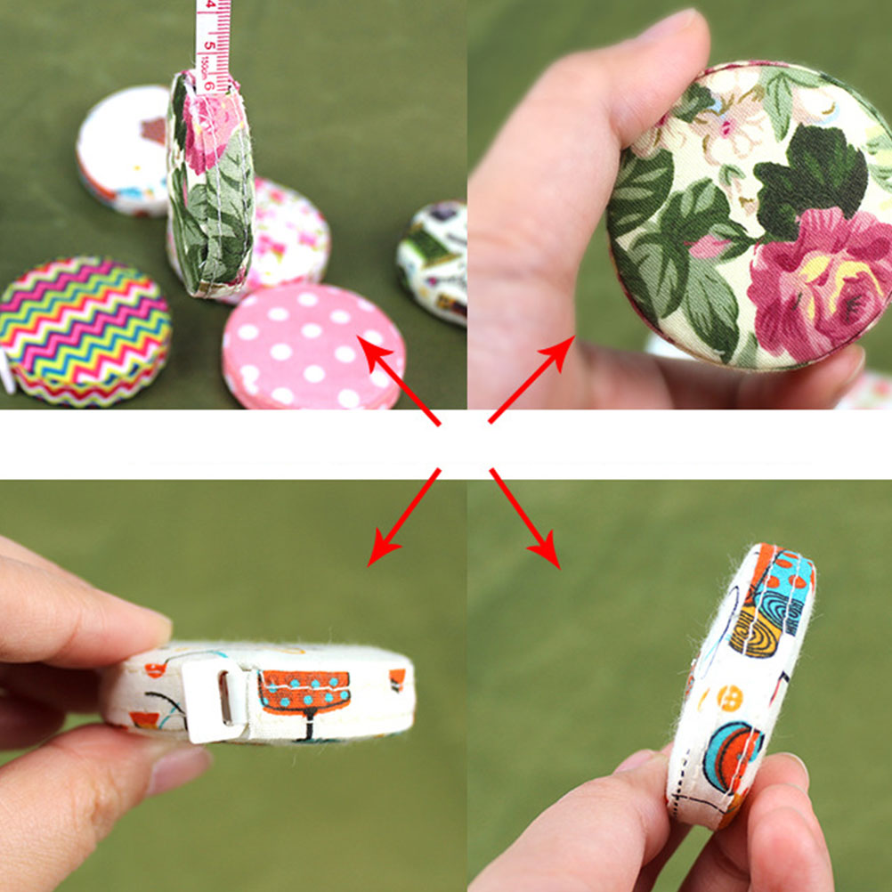 Измерительная Лента С Плотной Тканью Длиной 1.5 Метра Удобное Складывающееся Приспособление Для Шитья Многоцветный