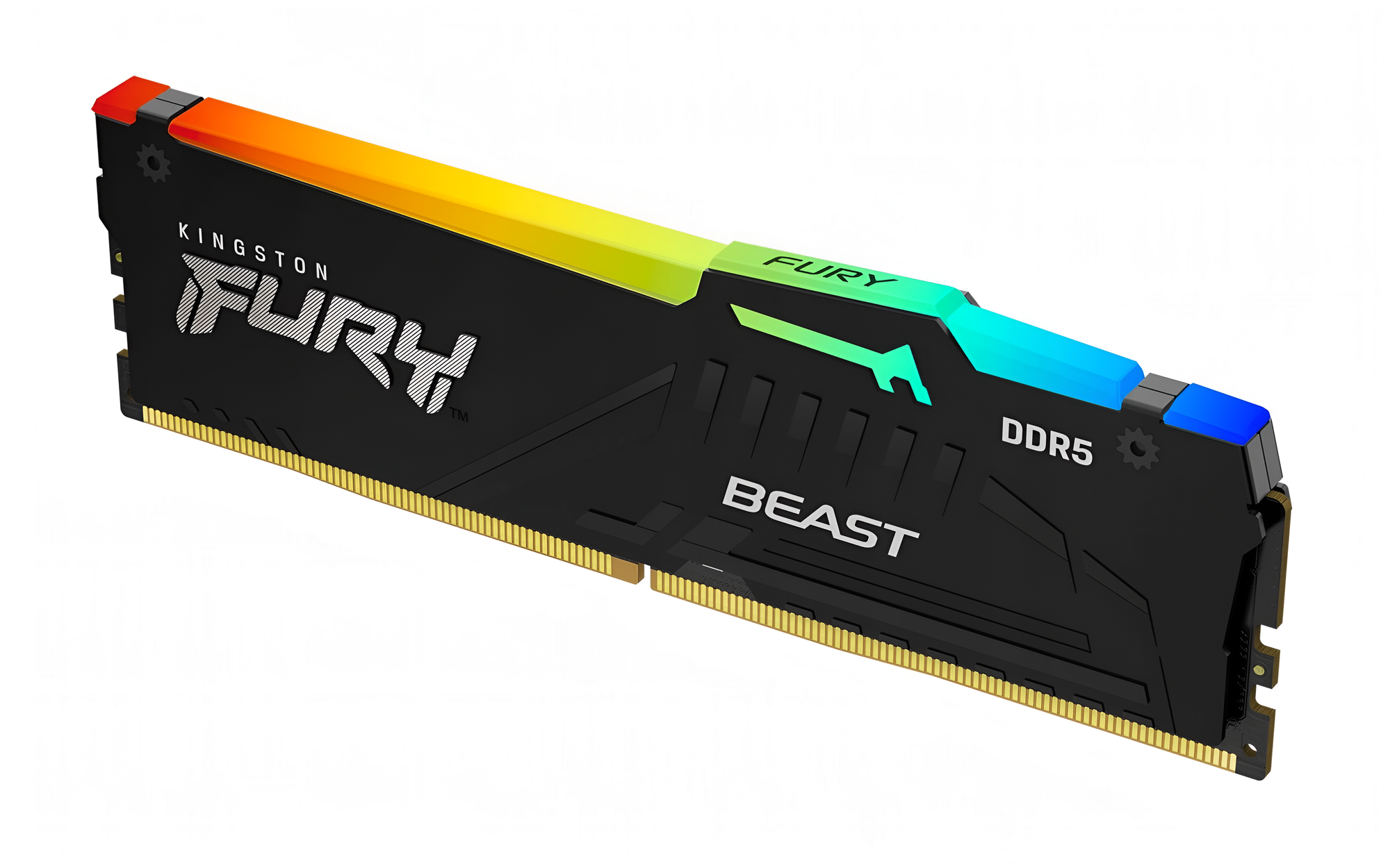 Оперативная память DIMM DDR5 32Gb, 6000Mhz, Kingston FURY Beast RGB (KF560C36BBE2A-32)