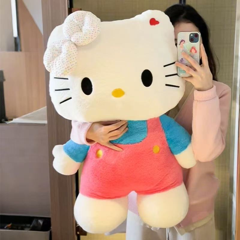 40 см розовая мягкая игрушка Хелло Китти Котик КТ с бантом кукла-подушка для обнимашек декор для детской