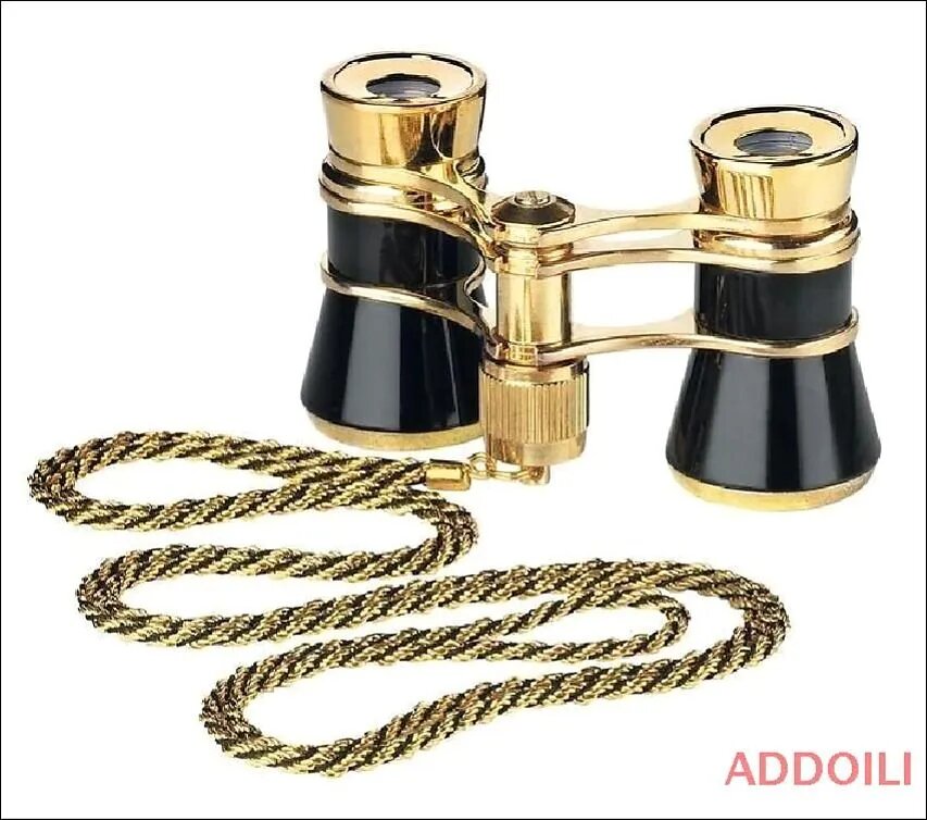 Бинокль театральный Eschenbach Glamour 3х25 Black, с цепочкой